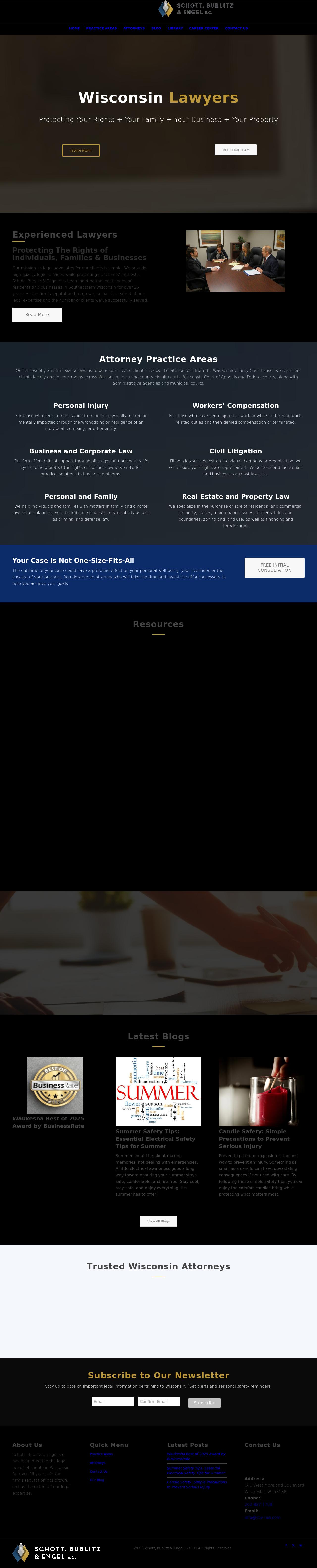 Schott, Bublitz & Engel sc - Brookfield WI Lawyers