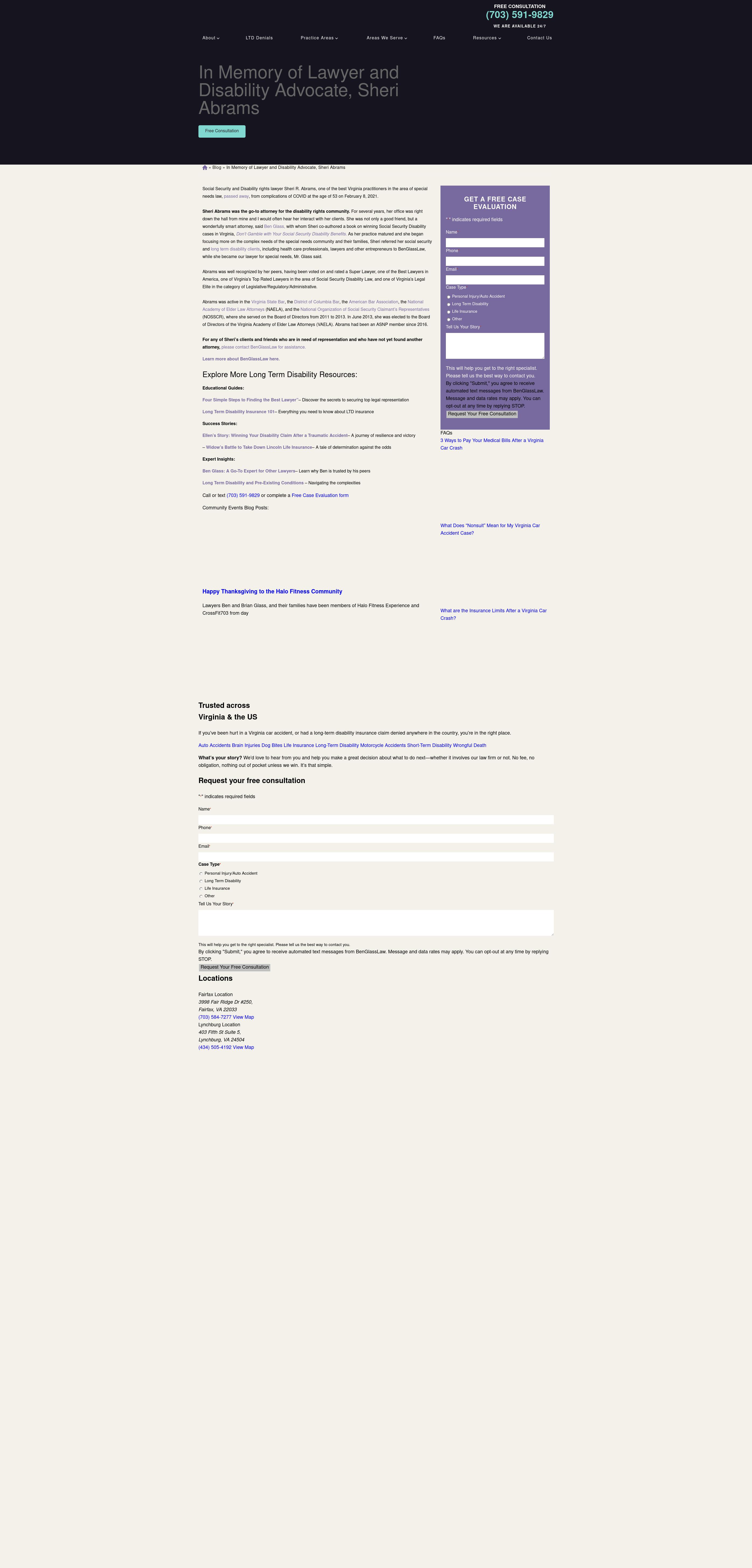 Sheri R. Abrams PLLC - Oakton  VA Lawyers