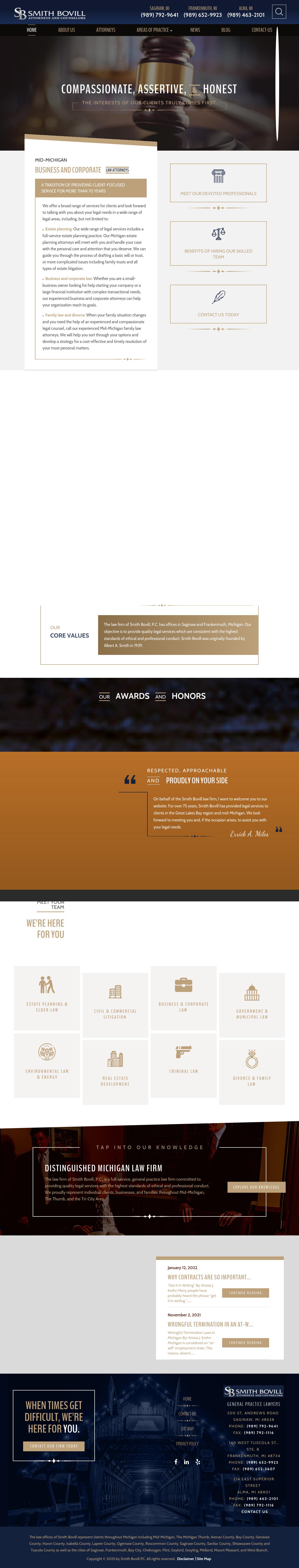 Smith Bovill PC - Saginaw MI Lawyers