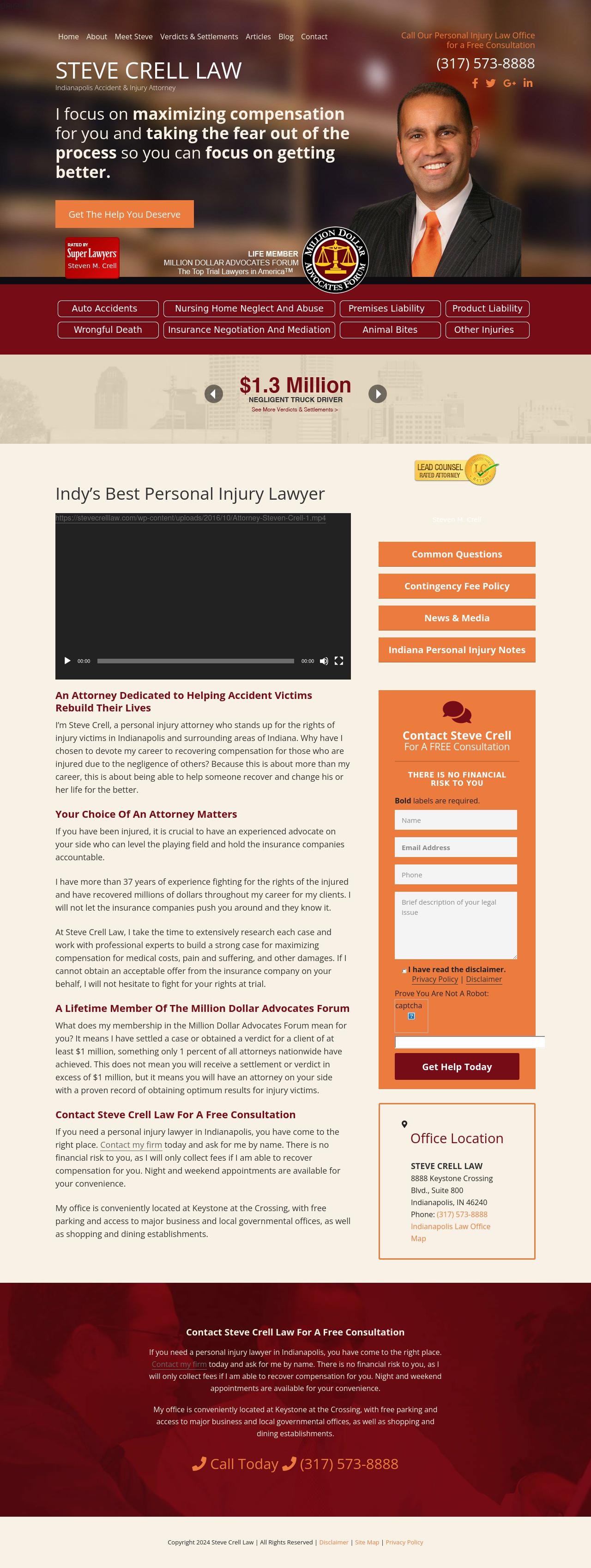 Steve Crell Law - Indianapolis IN Lawyers