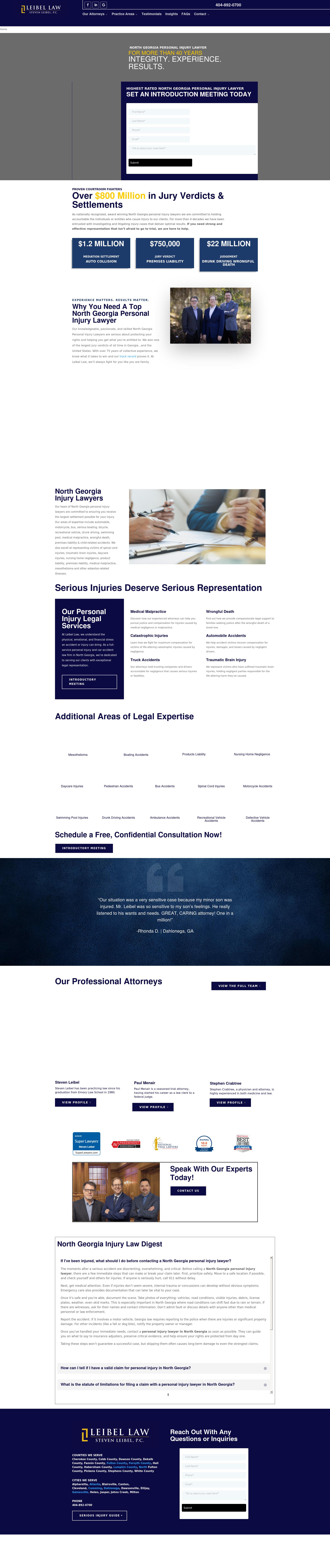 Steven Leibel, P.C. - Dahlonega GA Lawyers