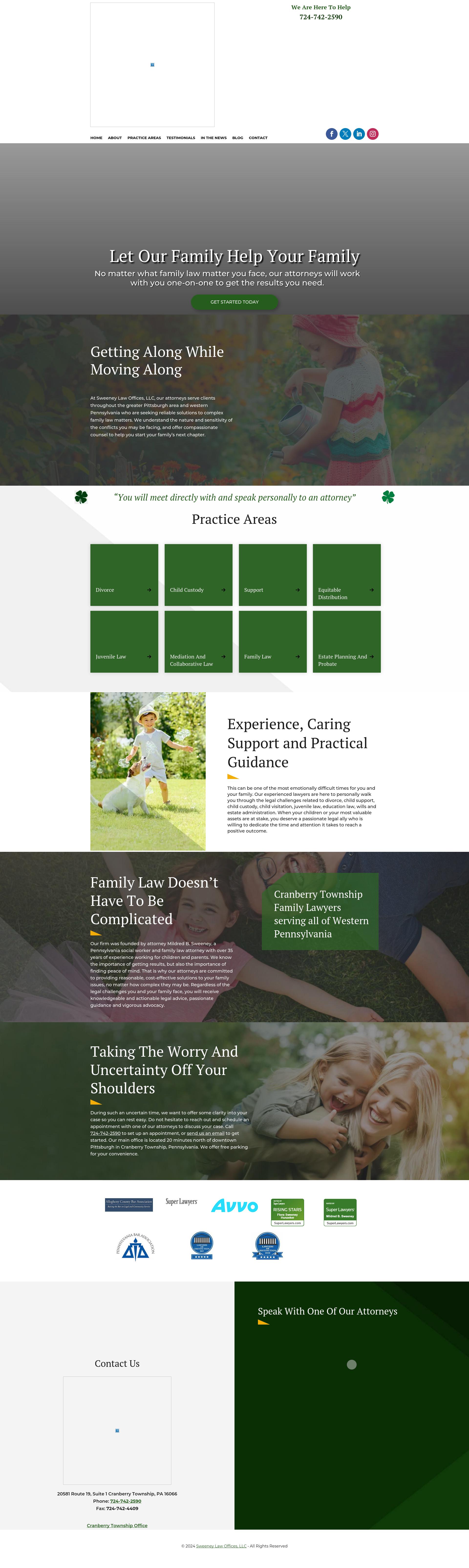 Sweeney Law Offices - Cranberry Township PA Lawyers