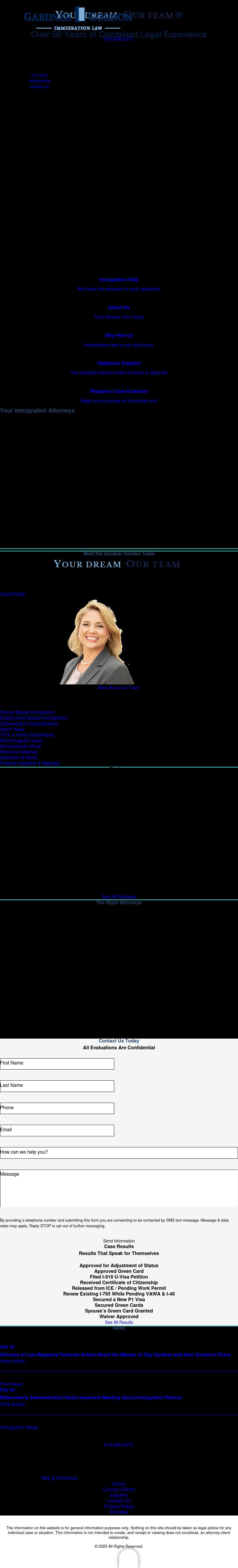 Alan Gordon Immigration Law - Charlotte NC Lawyers