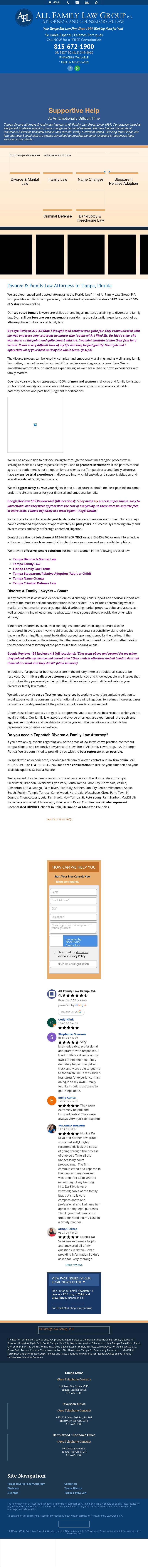 All Family Law Group, P.A. - Riverview FL Lawyers