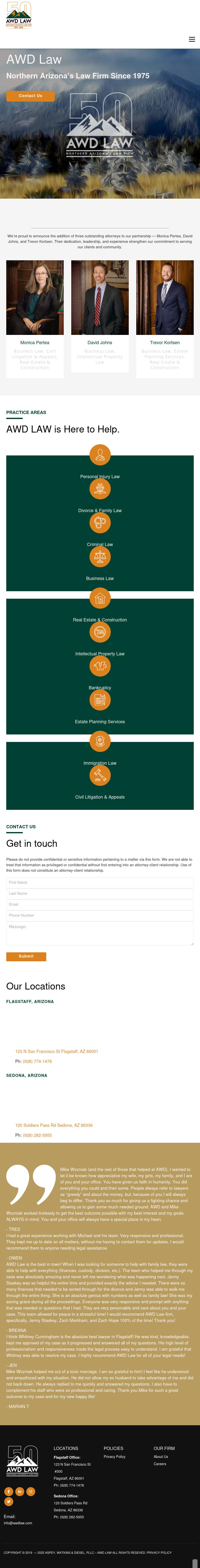 Aspey Watkins & Diesel PLLC - Sedona AZ Lawyers