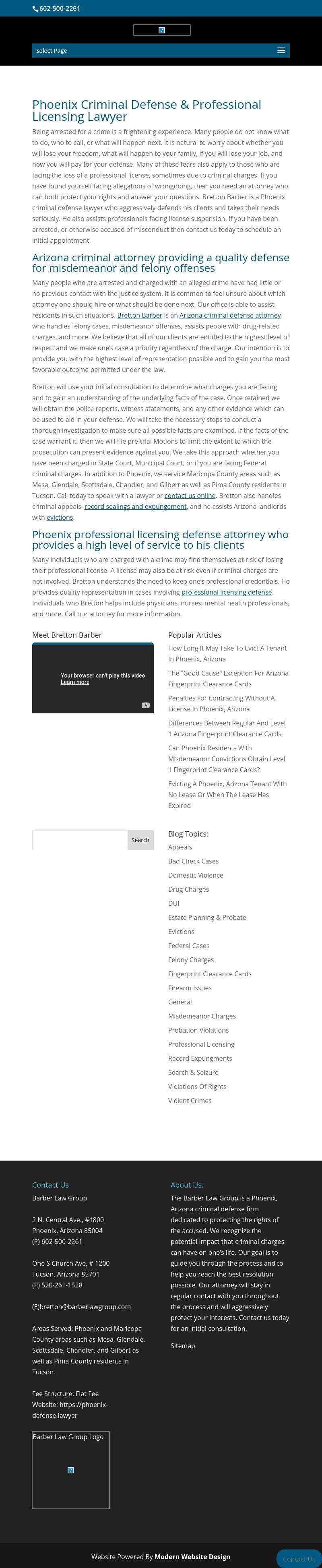 Barber Law Group PLLC - Phoenix AZ Lawyers