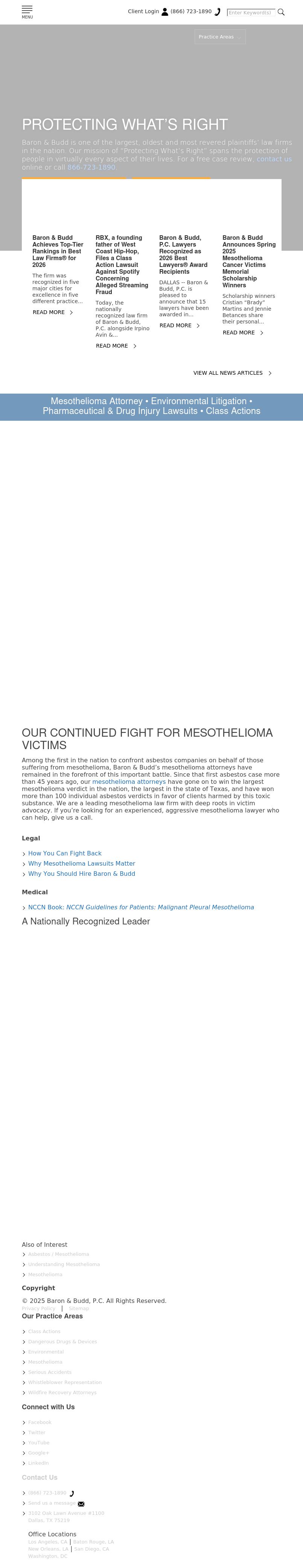 Baron & Budd, P.C. - Encino CA Lawyers