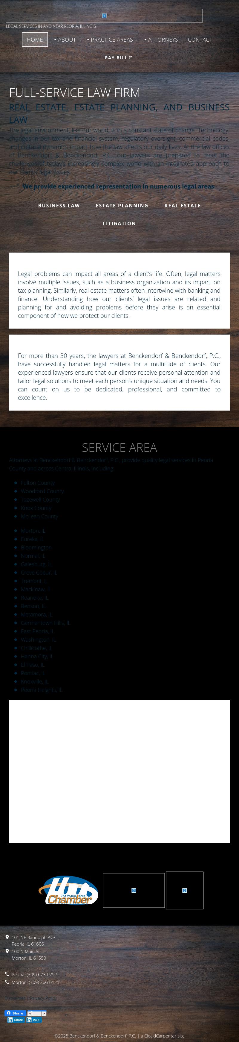 Benckendorf & Benckendorf, P.C. - Peoria IL Lawyers