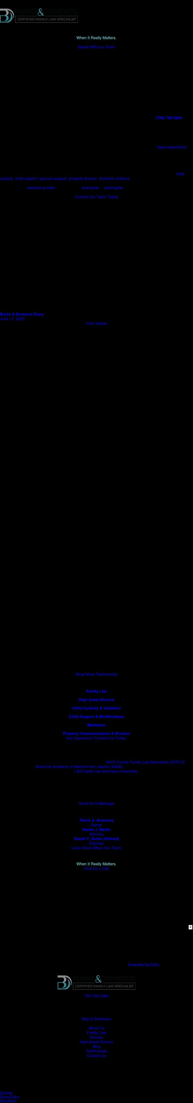 Burke & Domercq, LLP - Carlsbad CA Lawyers