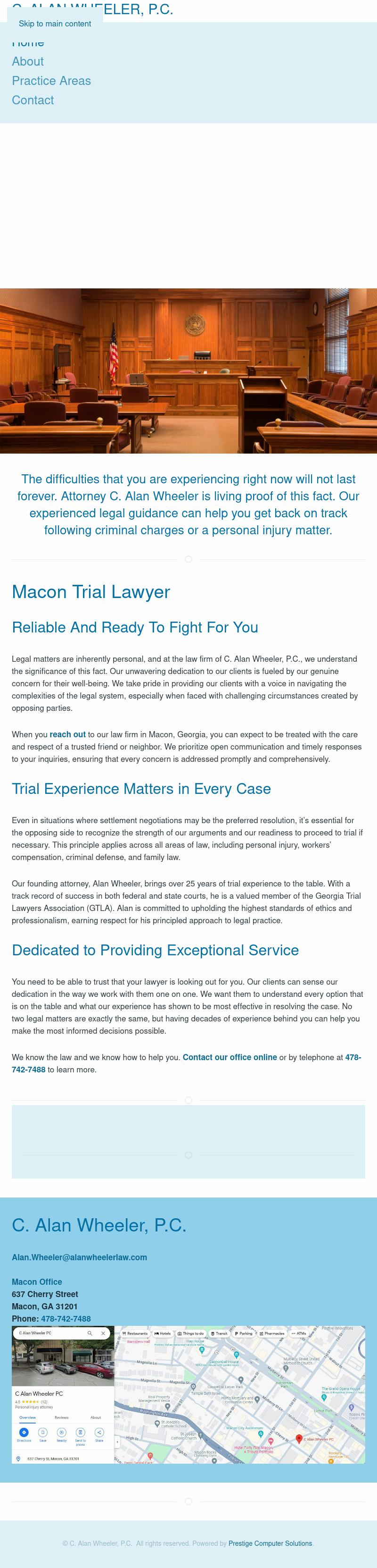 C. Alan Wheeler, P.C. - Macon GA Lawyers