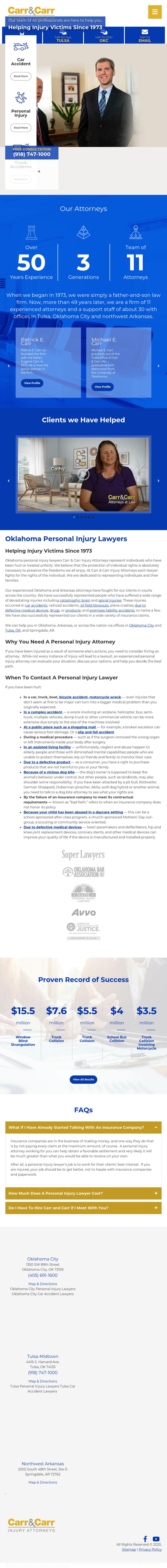 Carr & Carr, Attorneys at Law - Tulsa OK Lawyers