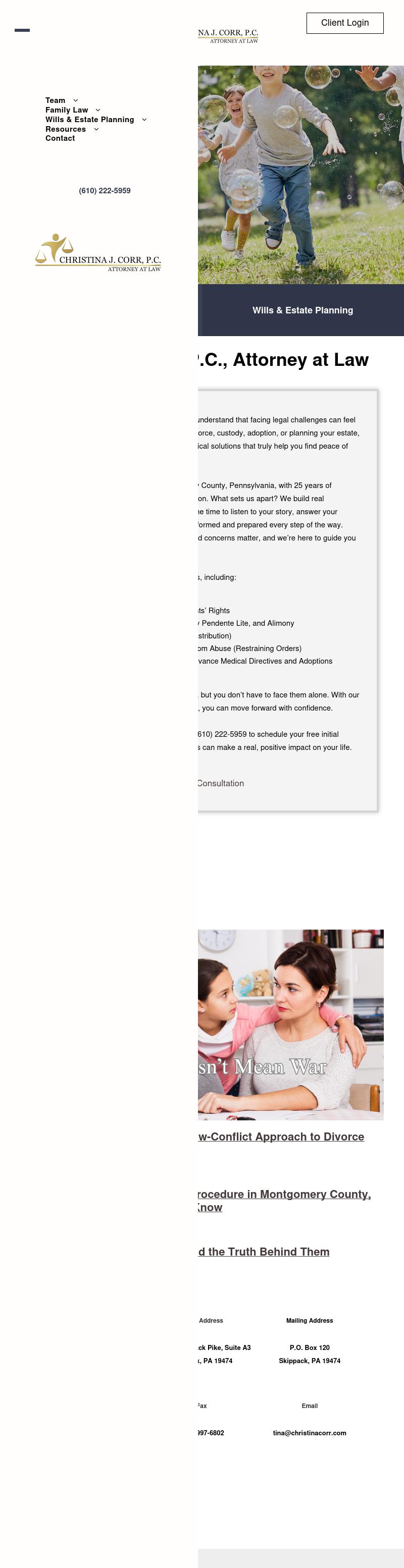 Christina J. Corr, P.C. - Skippack PA Lawyers