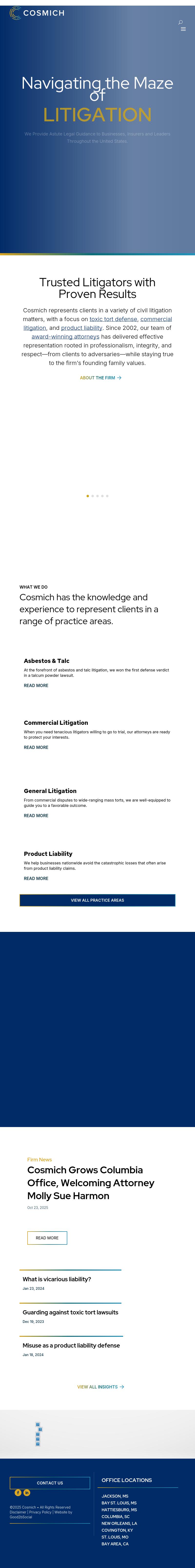 Cosmich Simmons & Brown, PLLC - Cincinnati OH Lawyers