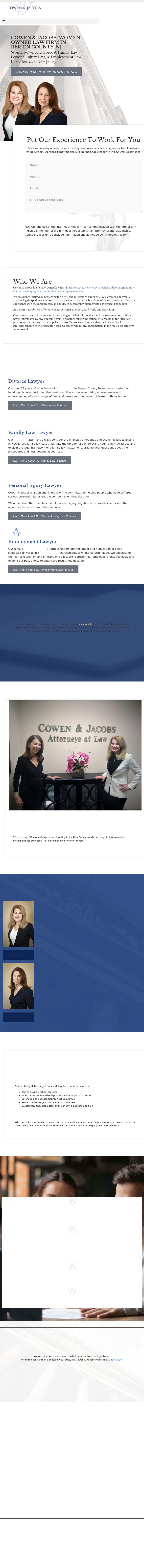 Cowen & Jacobs - Hackensack NJ Lawyers