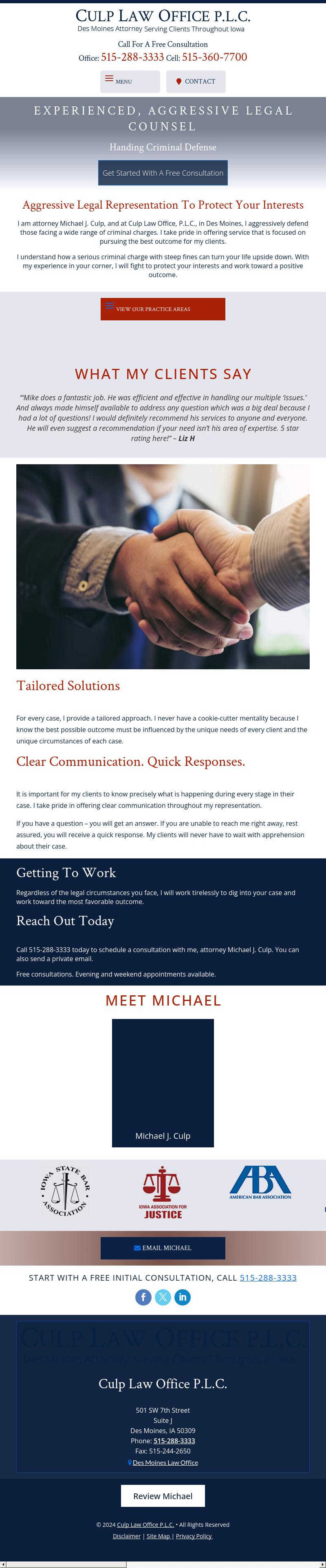 Culp, Doran & Genest, P.L.C - Des Moines IA Lawyers