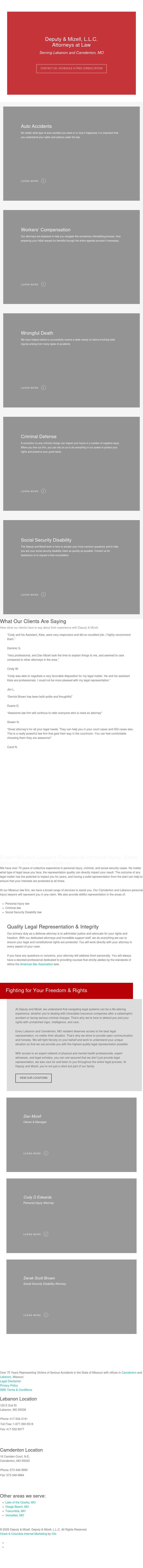 Deputy & Mizell, L.L.C. - Lebanon MO Lawyers