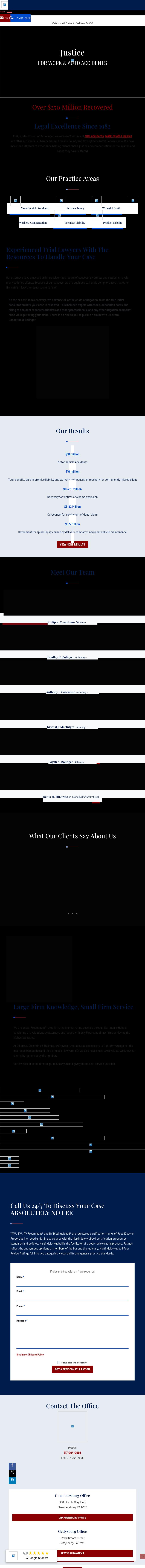 DiLoreto, Cosentino & Bolinger  P.C. - Chambersburg PA Lawyers