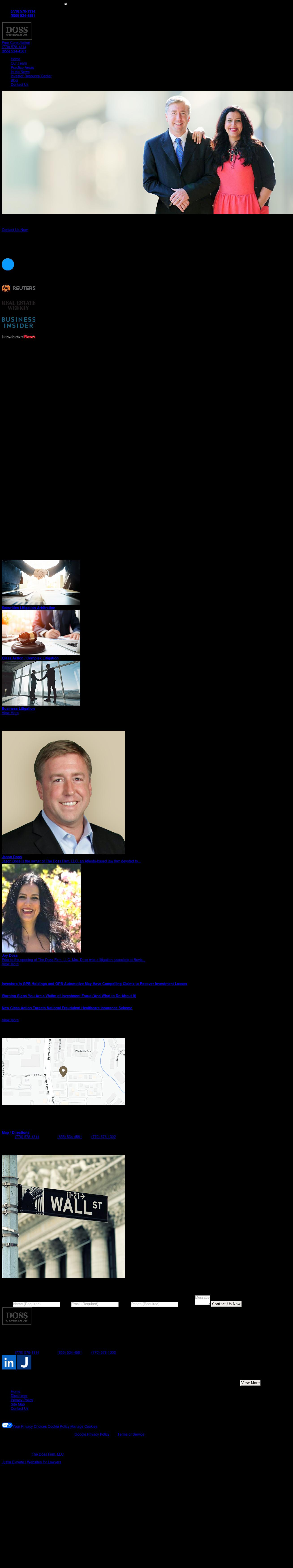 Doss Firm LLC - Marietta GA Lawyers