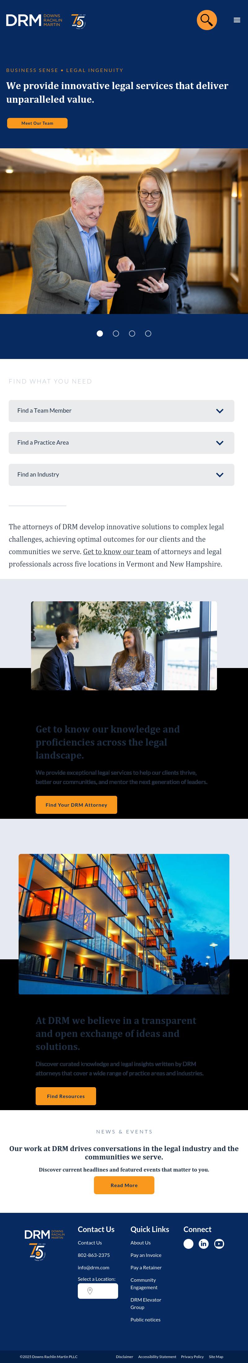 Downs Rachlin Martin PLLC - Brattleboro VT Lawyers