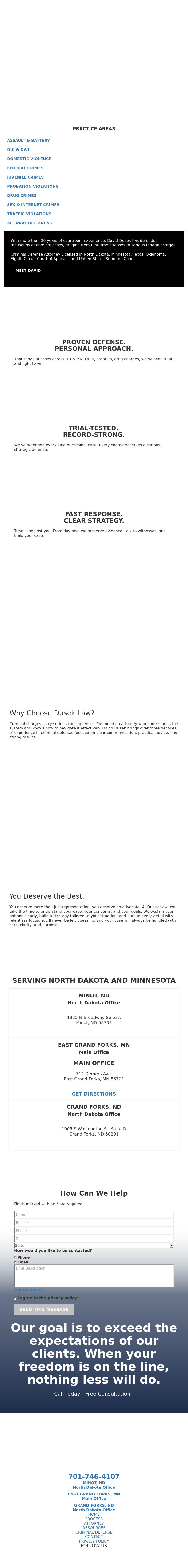 Dusek Law - Grand Forks ND Lawyers