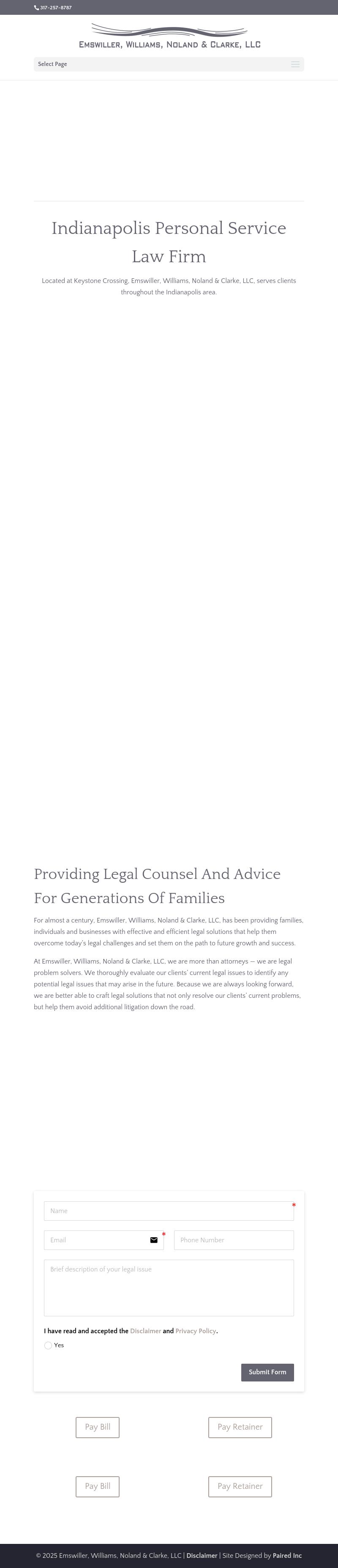 Emswiller, Williams, Noland & Clarke, P.C. - Indianapolis IN Lawyers