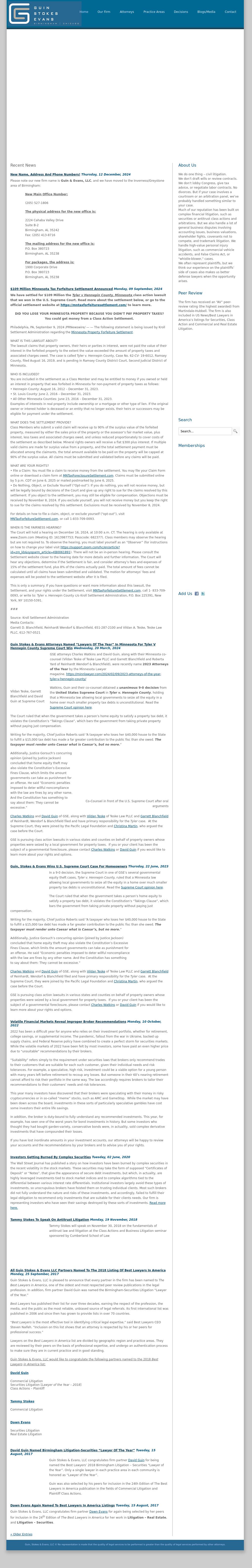 Guin, Stokes & Evans, LLC - Chicago IL Lawyers