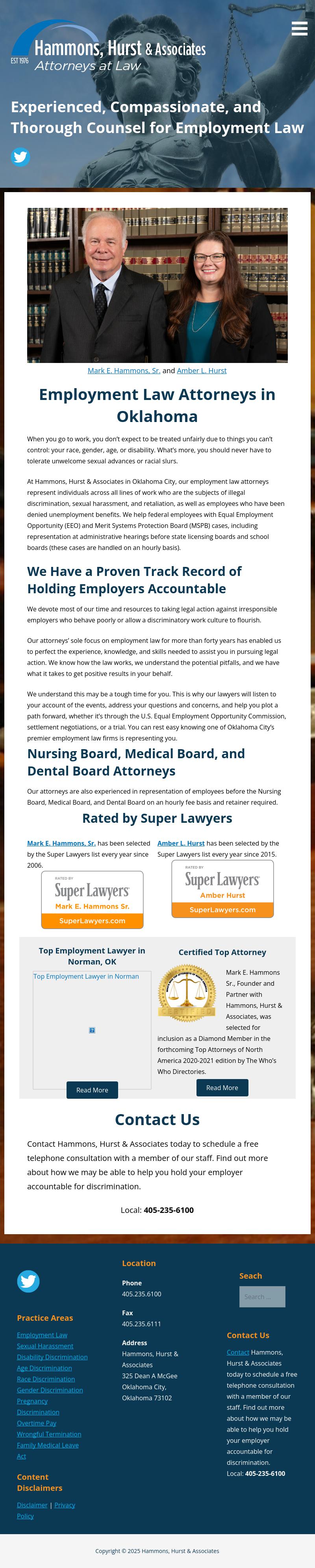 Hammons Gowens Hurst & Associates - Oklahoma City OK Lawyers