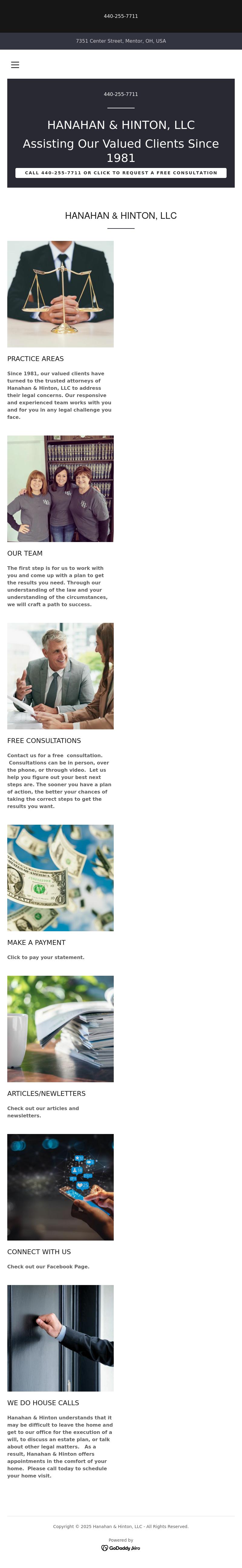 Hanahan & Hinton, LLC - Mentor OH Lawyers