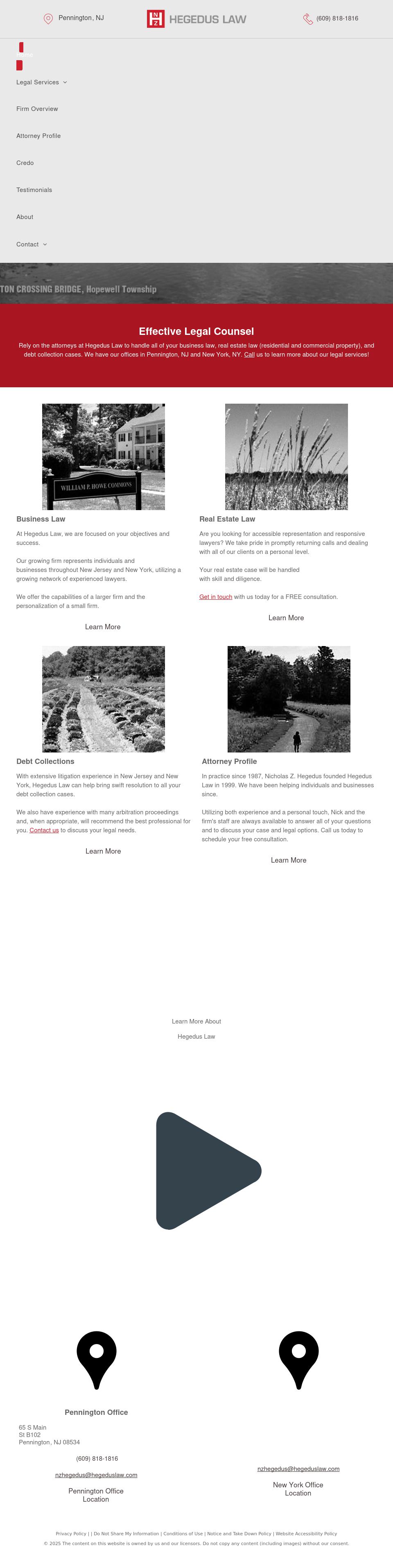 Hegedus Law - Pennington NJ Lawyers