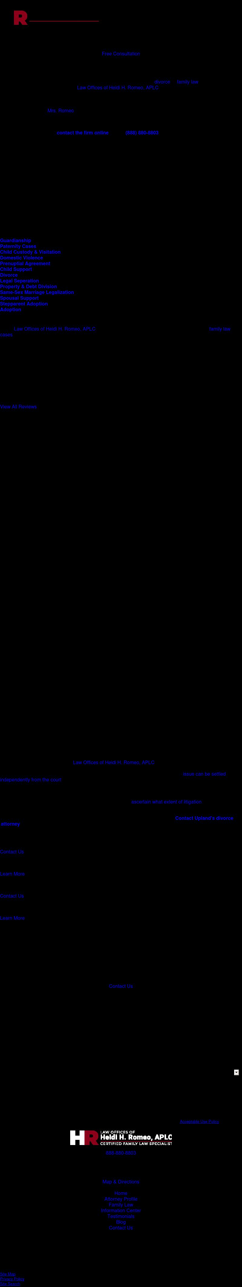 Heidi H. Romeo - Upland CA Lawyers