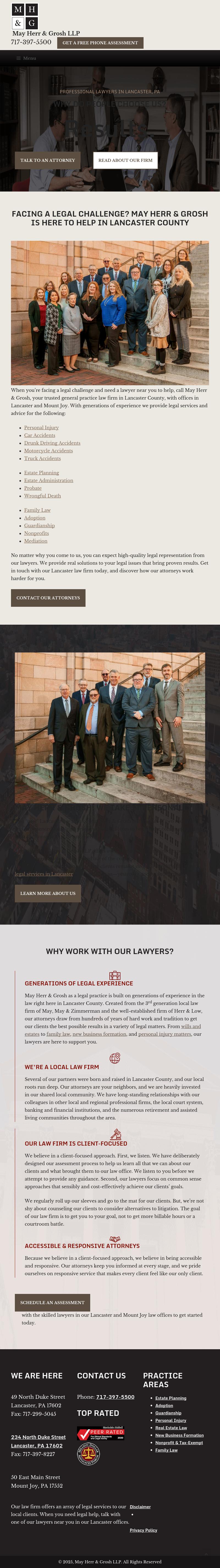 May Herr & Grosh - Lancaster PA Lawyers