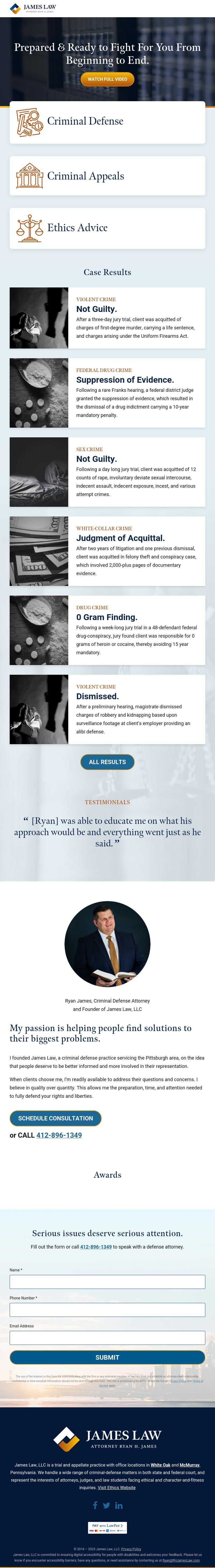 James Law, LLC - White Oak PA Lawyers