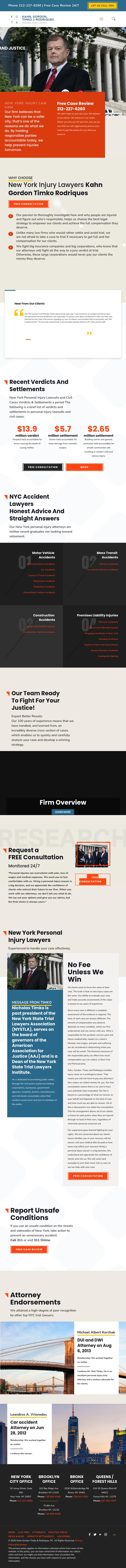 Kahn Gordon Timko & Rodriques P.C. - Bronx Law Firm - Bronx NY Lawyers