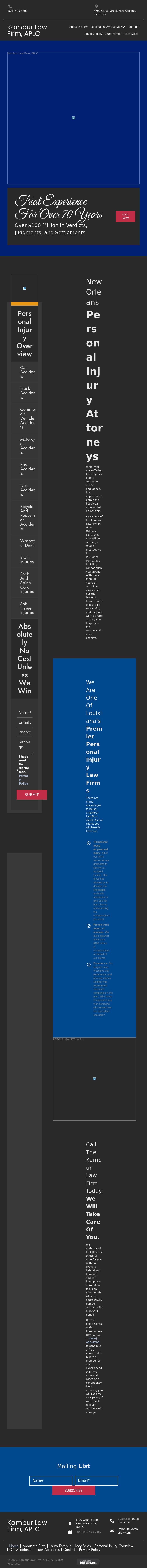 Kambur Law Firm APLC - New Orleans LA Lawyers