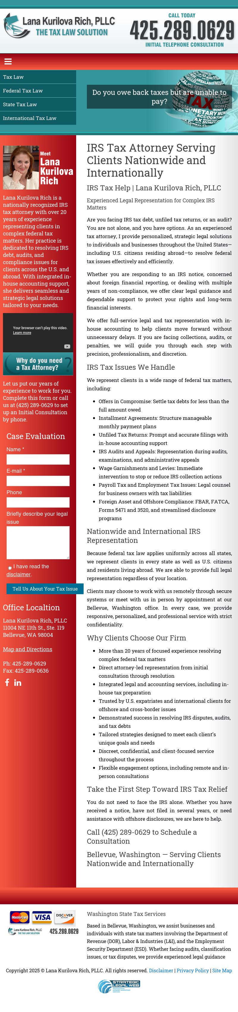 Lana Kurilova Rich PLLC - Bellevue WA Lawyers