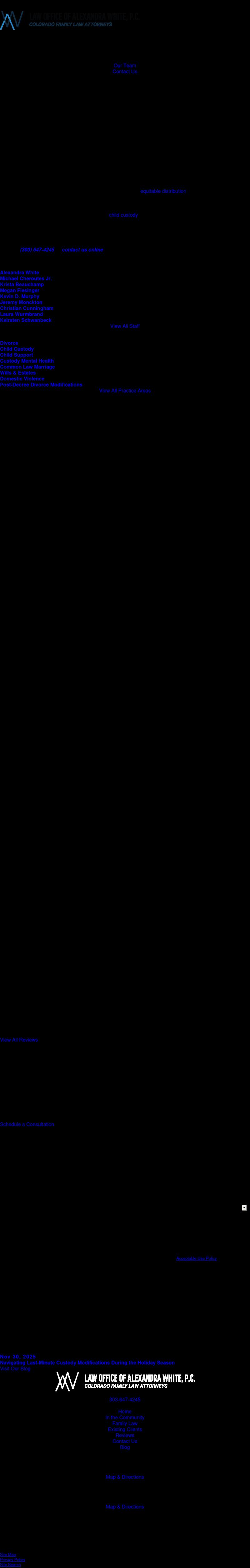 Law Office of Alexandra White, PC - Denver CO Lawyers