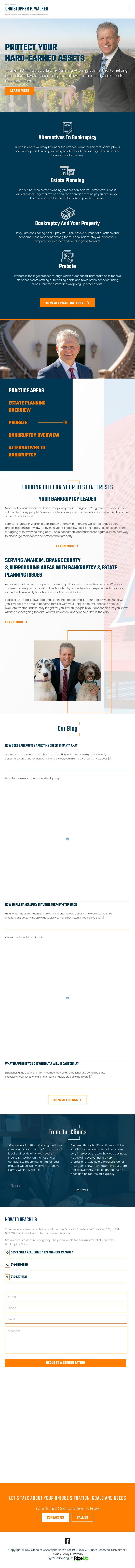 Law Office of Christopher P. Walker, P.C. - Anaheim Hills CA Lawyers