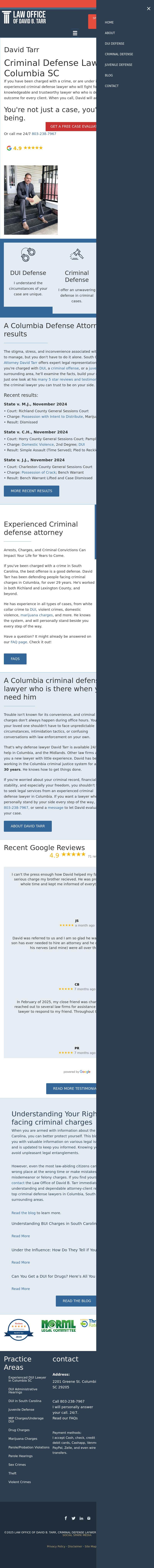 Law Office of David B. Tarr, L.L.C. - Columbia SC Lawyers