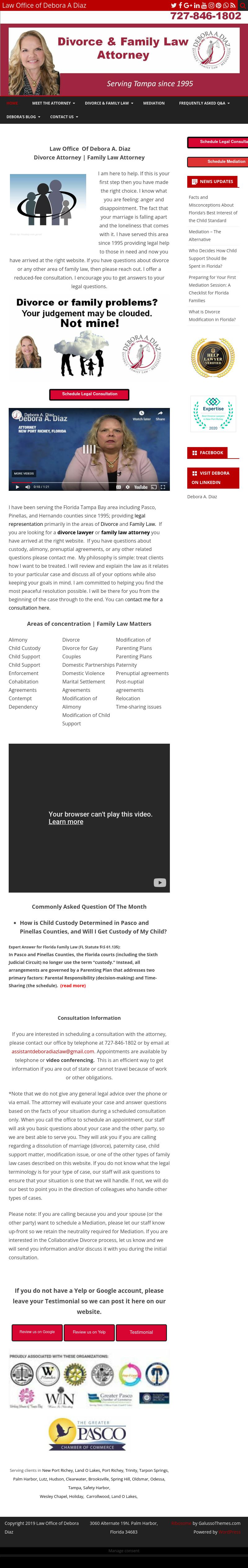 Law Office of Debora A. Diaz, PLLC - New Port Richey FL Lawyers