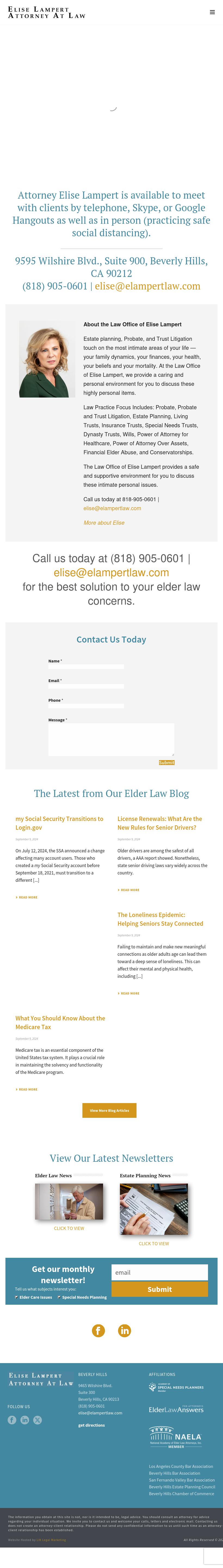 Law Office of Elise Lampert - Sherman Oaks CA Lawyers