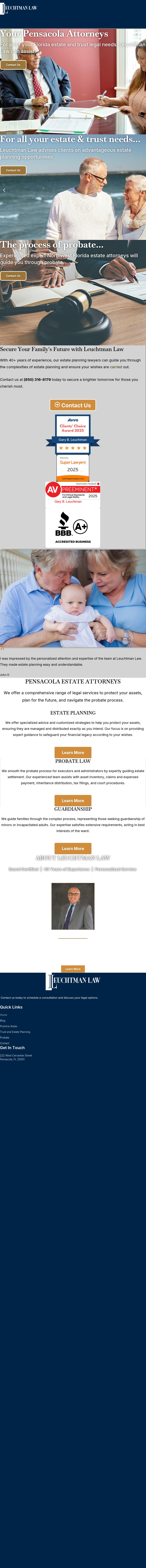 Law Office of Gary B. Leuchtman, PLLC - Pensacola FL Lawyers