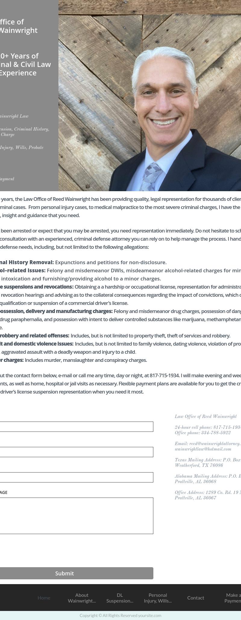 Law Office of Reed Wainwright - Weatherford TX Lawyers