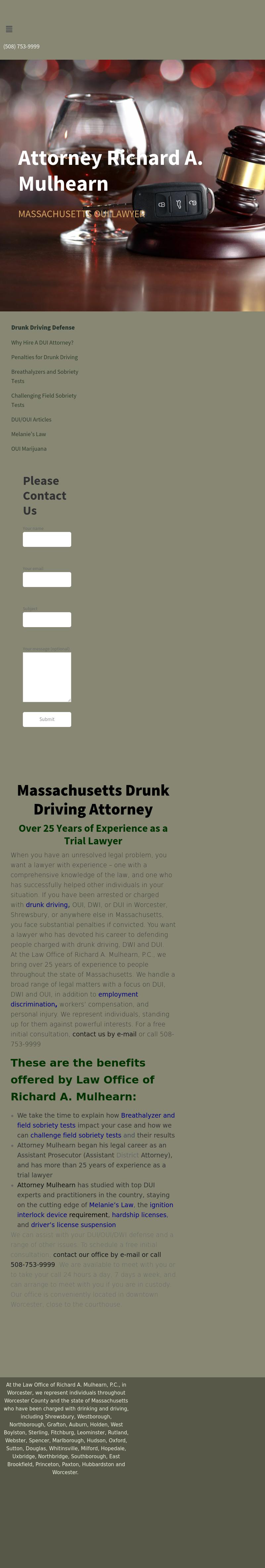 Law Office of Richard A. Mulhearn, P.C. - Worcester MA Lawyers