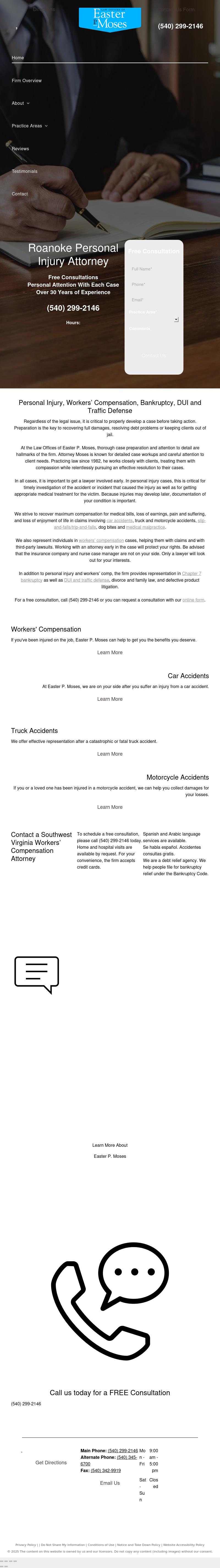 Law Offices of Easter P. Moses - Roanoke VA Lawyers