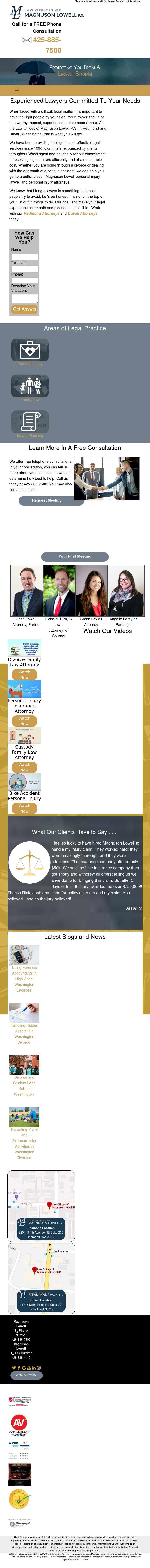Law Offices of Magnuson Lowell P.S. - Redmond WA Lawyers
