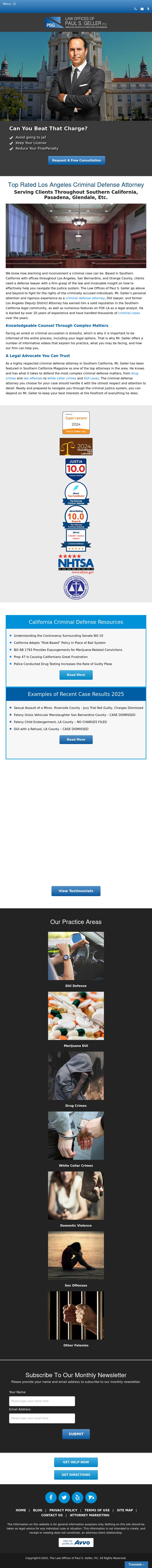 Law Offices of Paul S. Geller - Pasadena CA Lawyers