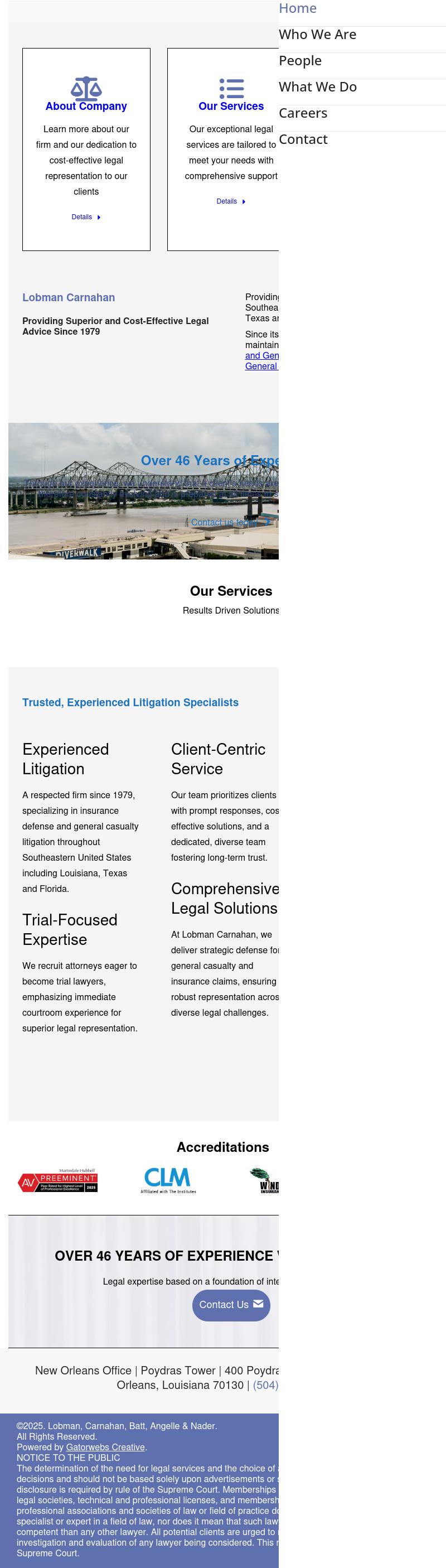 Lobman, Carnahan, Batt, Angelle & Nader, Attorneys at Law - New Orleans LA Lawyers