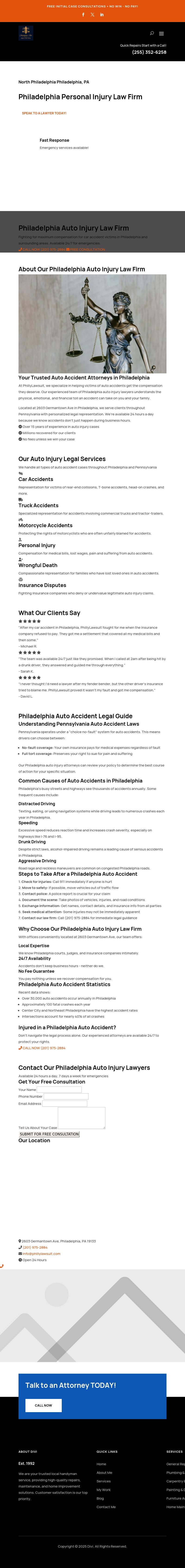 PhillyLawsuit - Philadelphia PA Lawyers