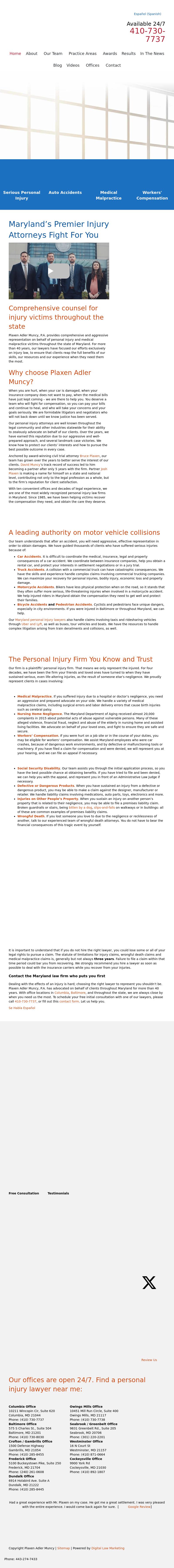 Plaxen & Adler PA - Gambrills MD Lawyers