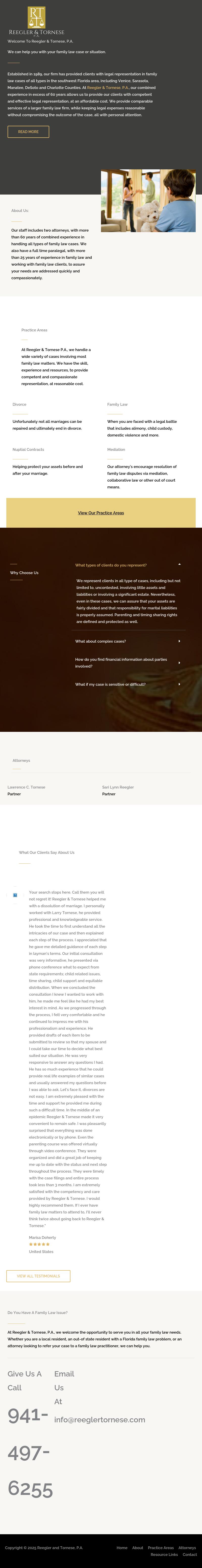 Reegler & Tornese, P.A. - Venice FL Lawyers